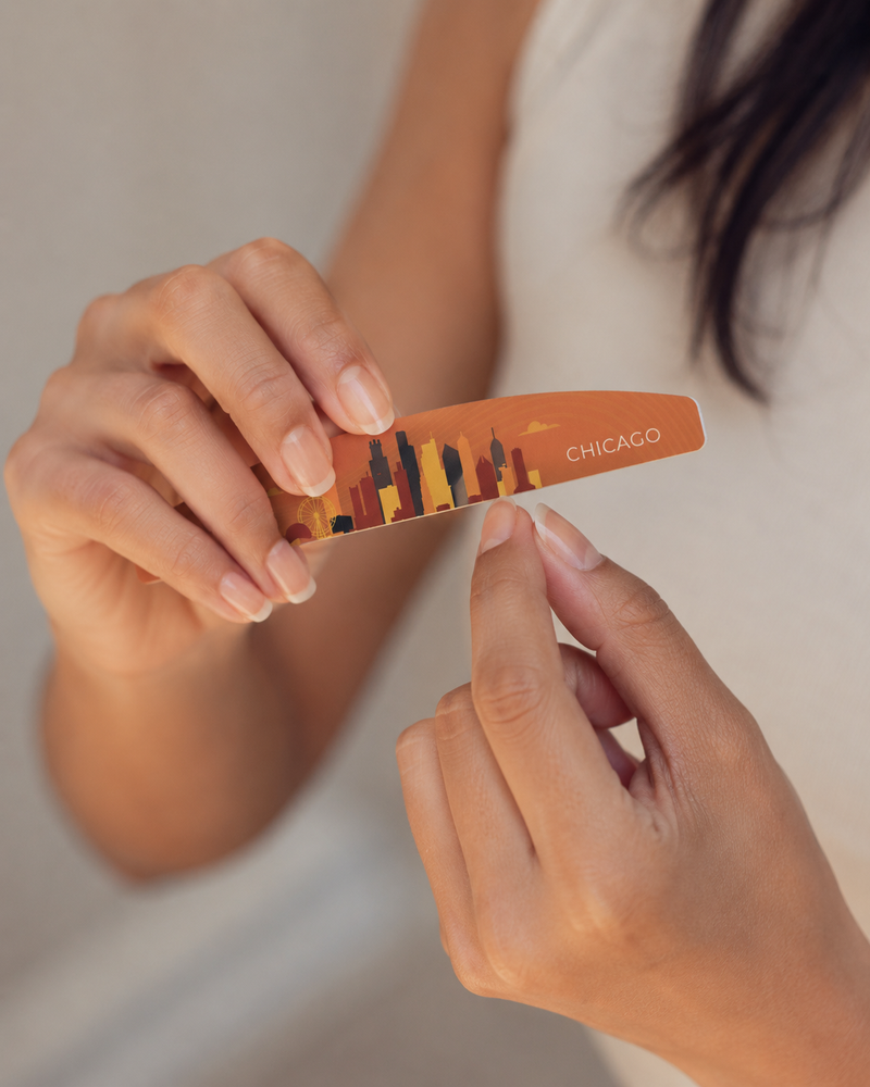 Chicago nail file lifestyle shot